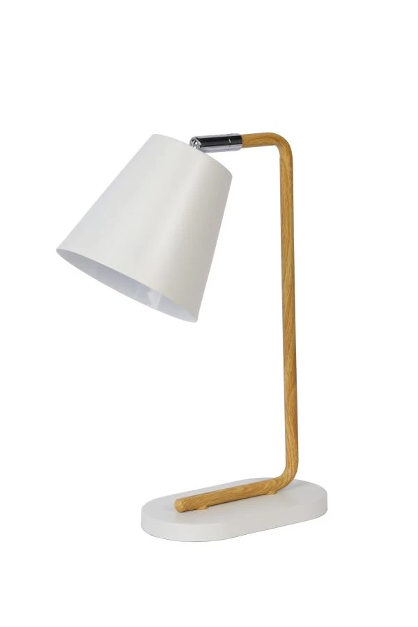Lucide CONA - Lampe de table - 1xE14 - Blanc - éteint